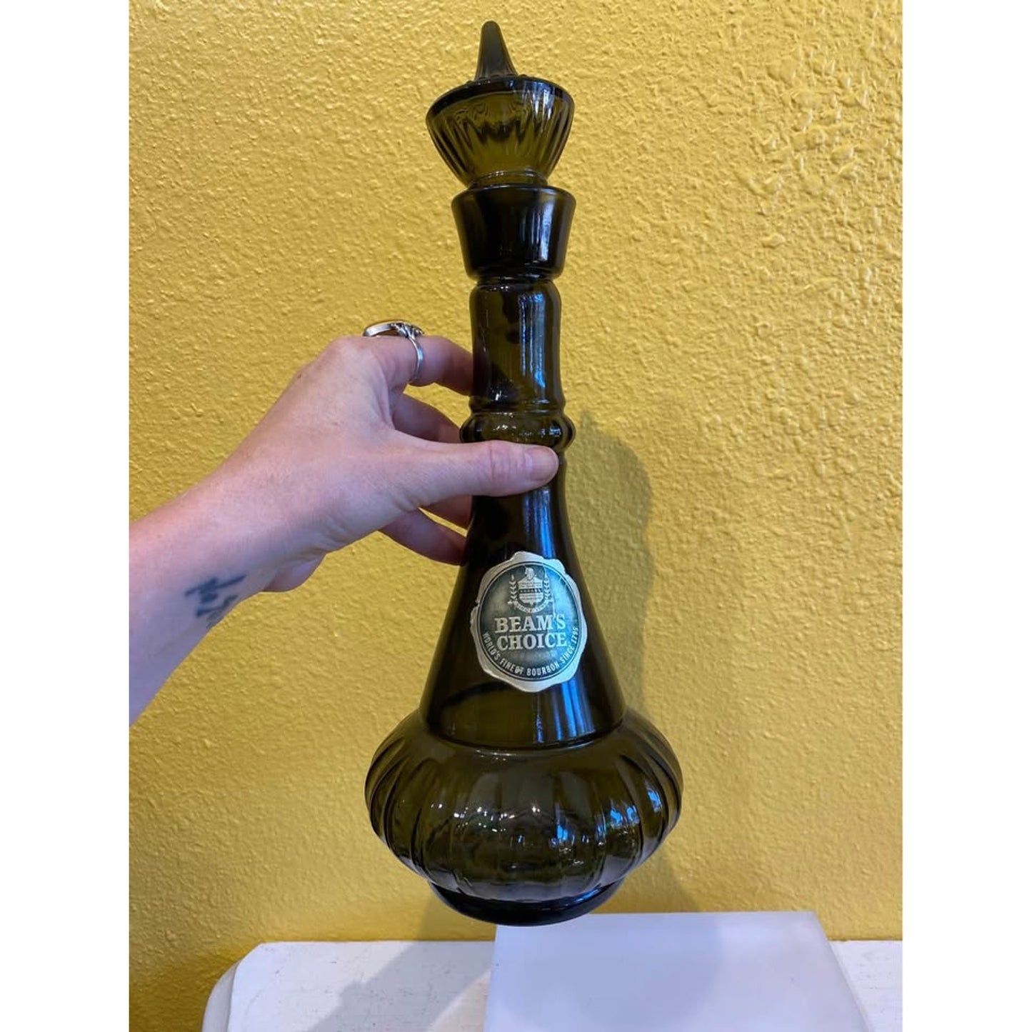 I Dream Of Jeannie Genie Jim Beams Choice Smoke Grey Decanter