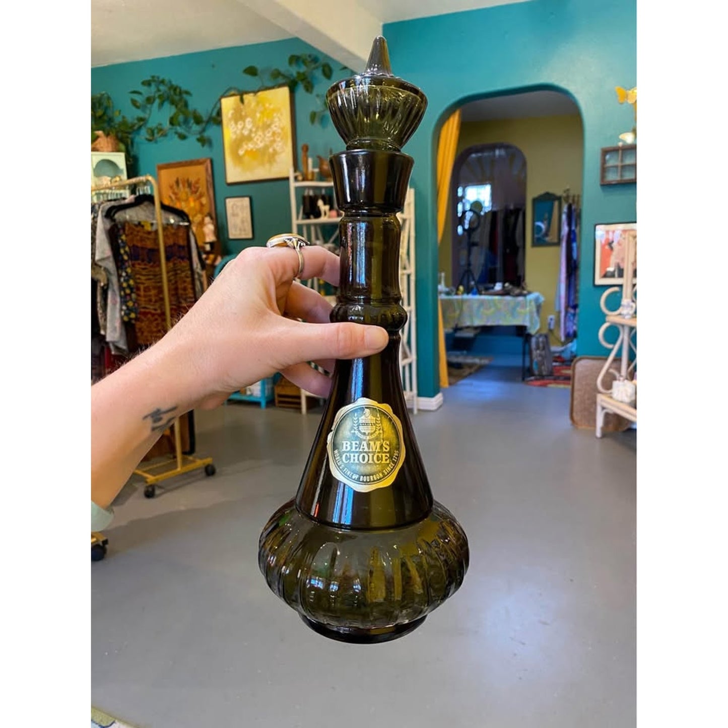 I Dream Of Jeannie Genie Jim Beams Choice Smoke Grey Decanter