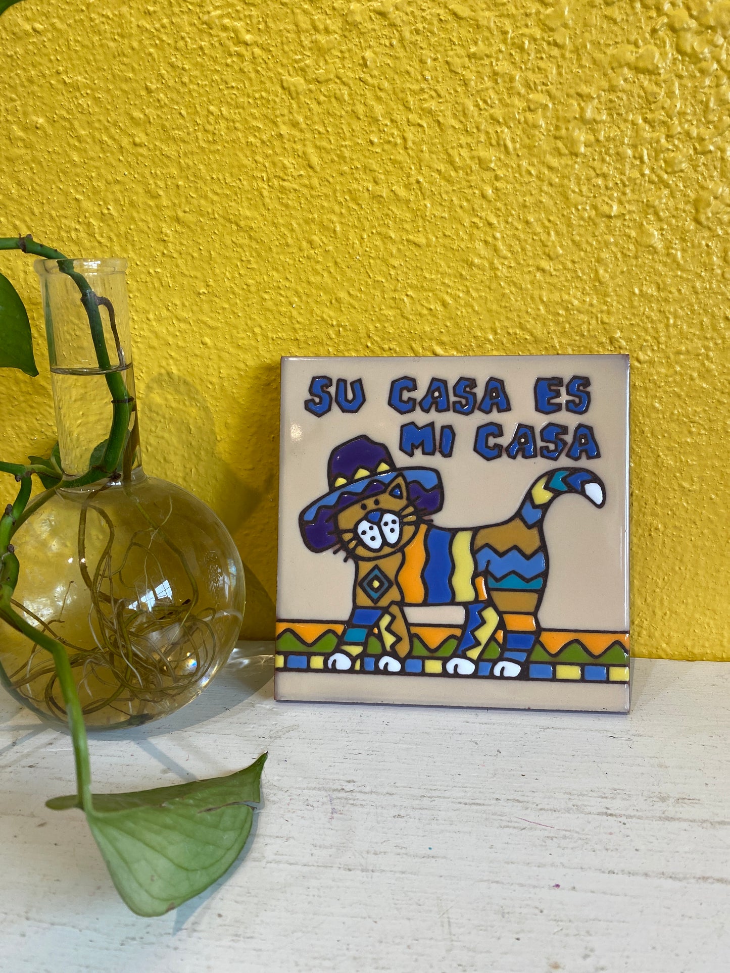 Su Casa Es Mi Casa Cat Tile