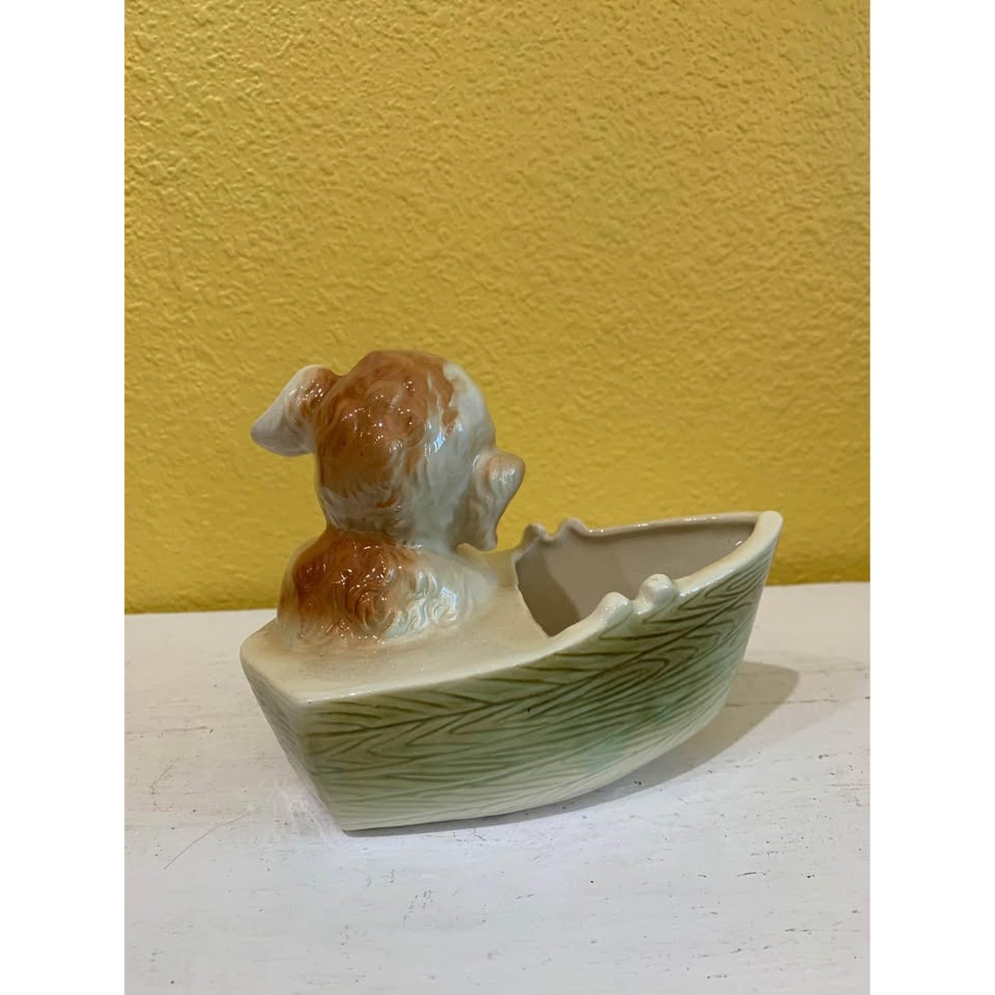 Shawnee Pottery Planter Rowboat Lamb Dog