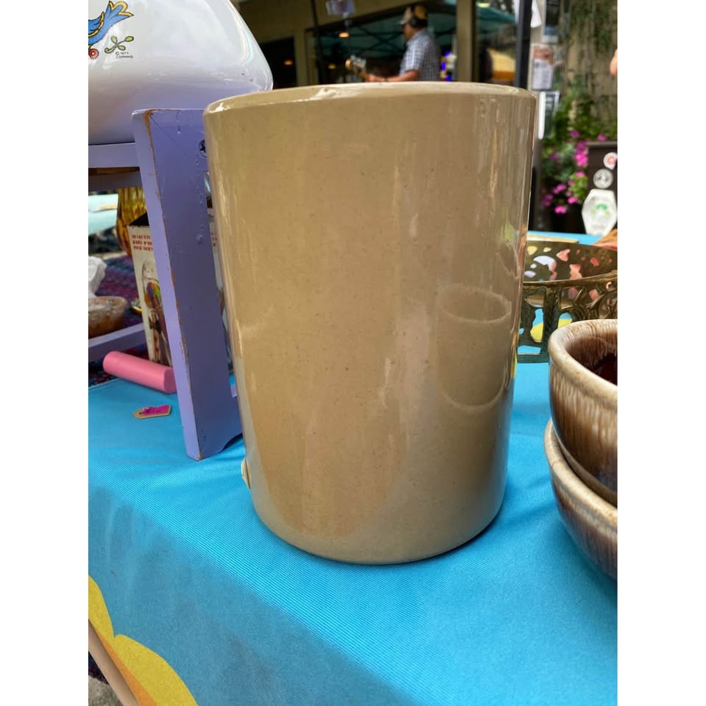 Ceramic Kitchen Utensils holder. Storage stoneware