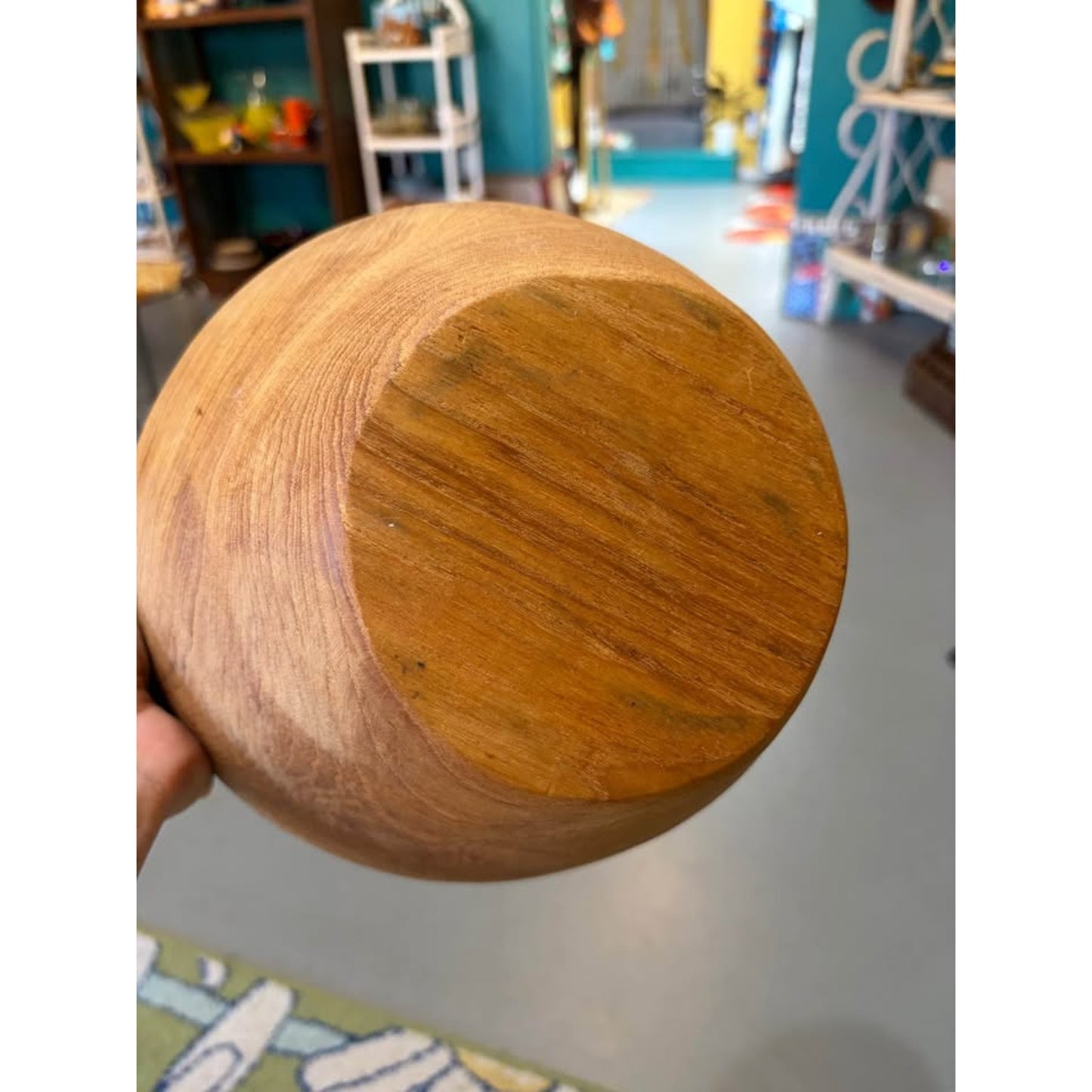 Wooden Teak Salad Serving Bowl with 2 Small Bowls Set