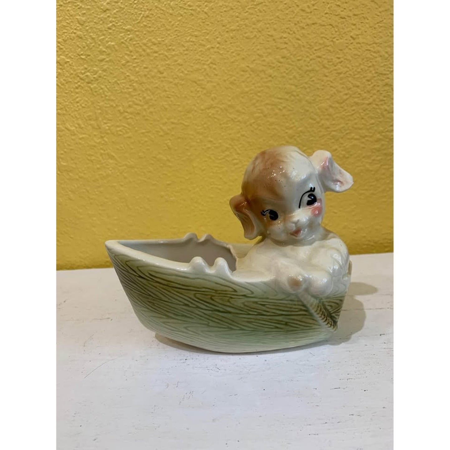 Shawnee Pottery Planter Rowboat Lamb Dog