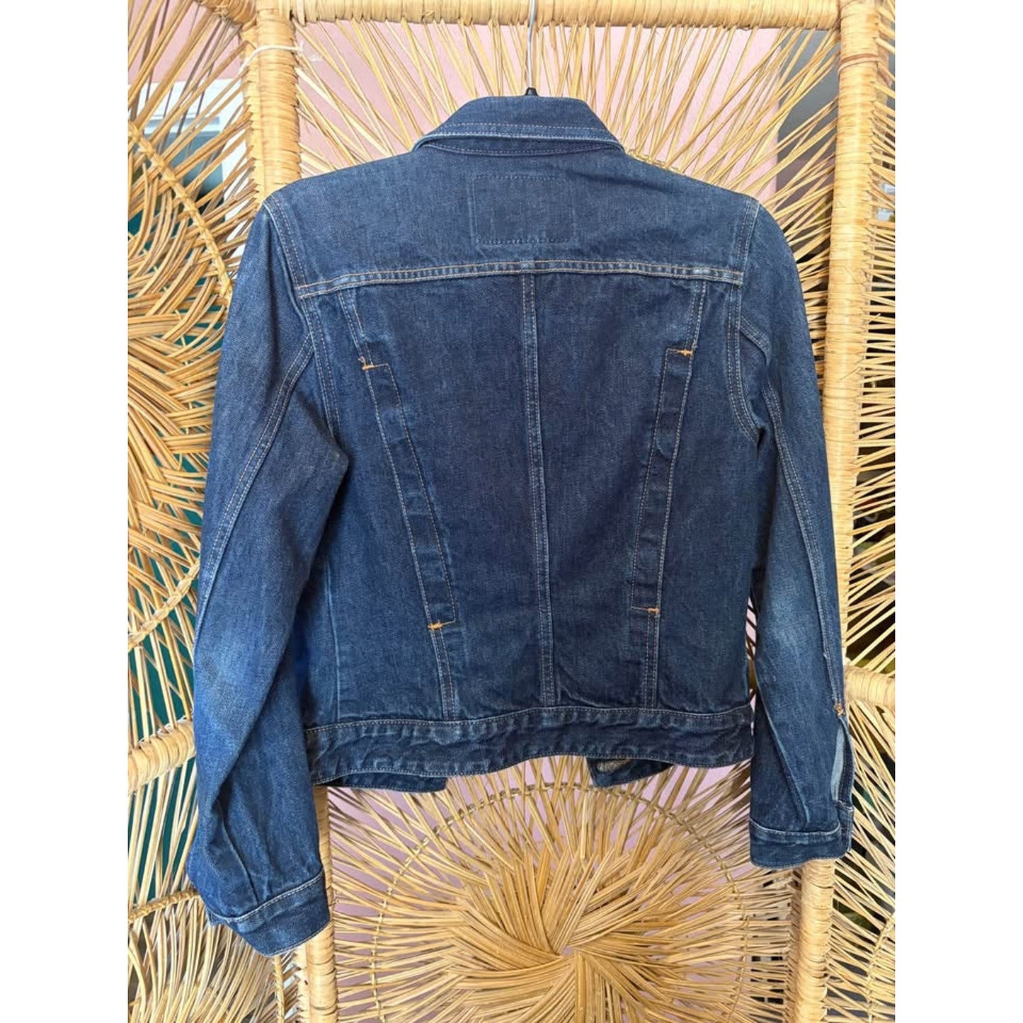 Dark Denim Guess Brand Jacket. Size Xs Small